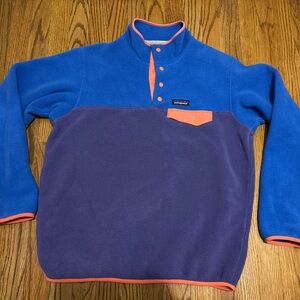Patagonia Synchilla Lightweight Snap-T Pullover womens size L